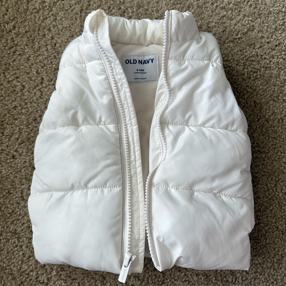 Baby puffer vest
